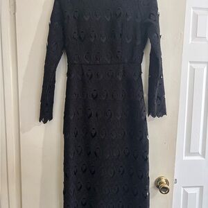 Elegant Black Lace Dress